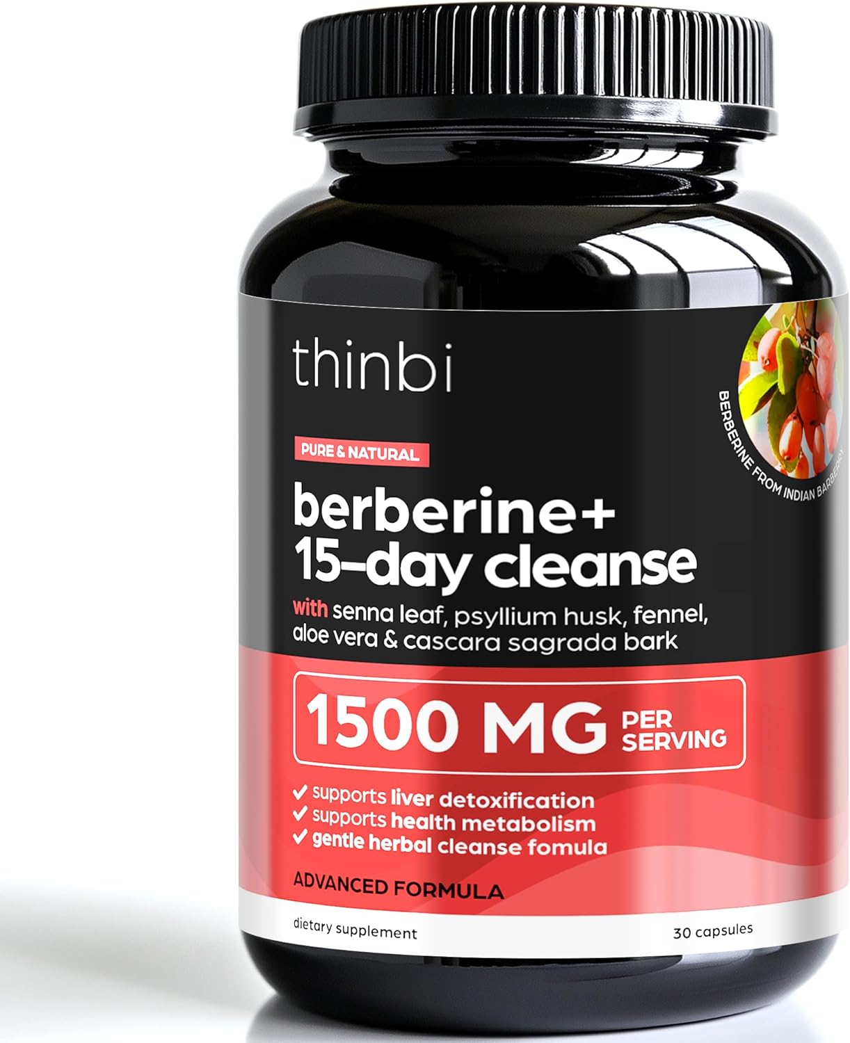 Advanced Ketogenic Colon Cleanse with Berberine 1500mg – 15 Day Parasite Detox for Men  Women – Extra Strength Formula with Senna Leaf for Rapid Constipation Relief, Gut Health  Bloating Reduction