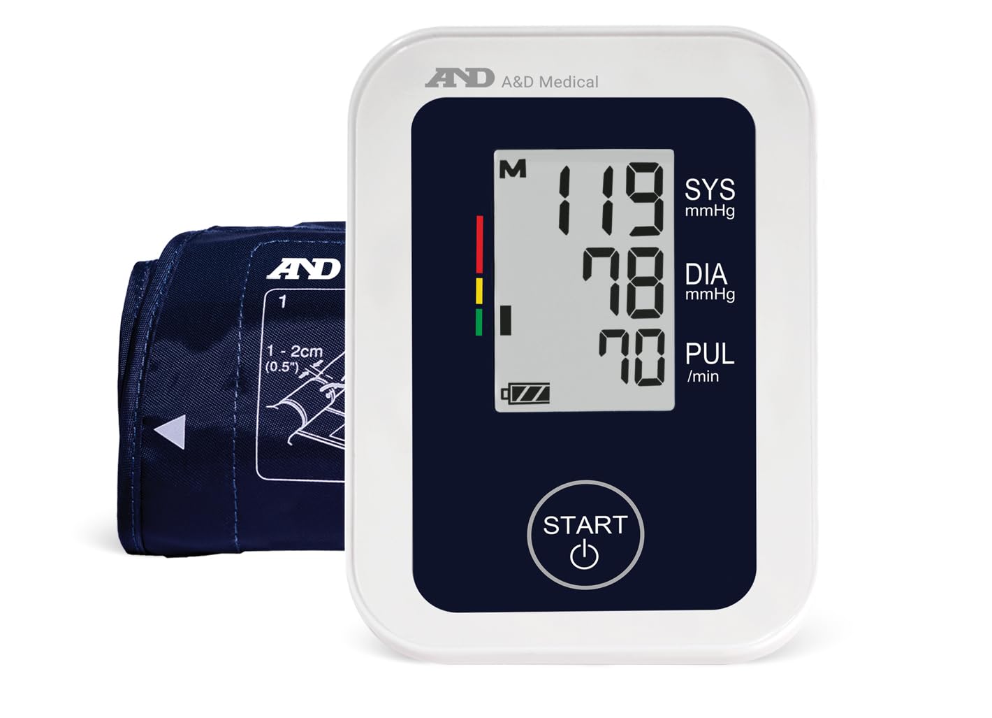 AD Medical Blood Pressure Monitor for Home Use – UA-651SAC – Petite Upper Arm BP Machine – Small Cuff (6.3–9.4” / 16-24 cm) – Adults, Easy to Use, AC Adapter, FSA/HSA Eligible