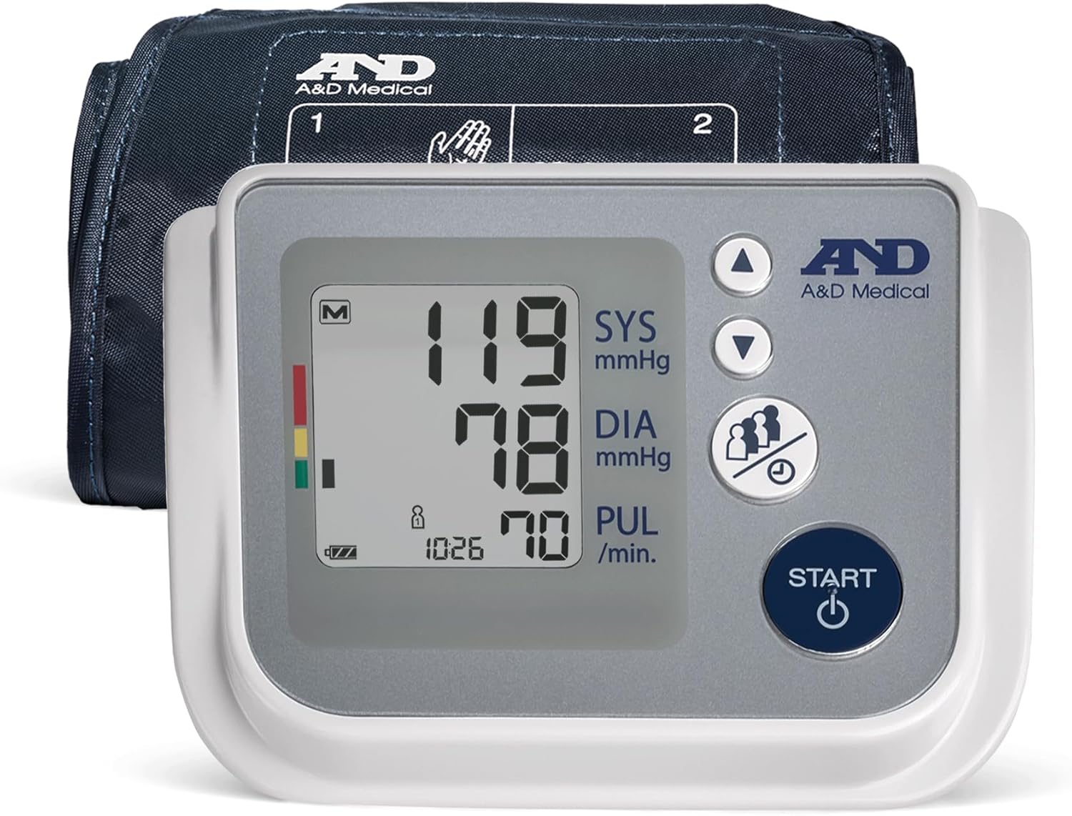 AD Medical Blood Pressure Monitor for Home Use, UA-767F, Wide-Range Cuff (8.6-16.5/22-42cm), 4 User, Easy to Use, Body Movement  Cuff Fit Detection Error, Batteries, Carrying Case, FSA/HSA Eligible