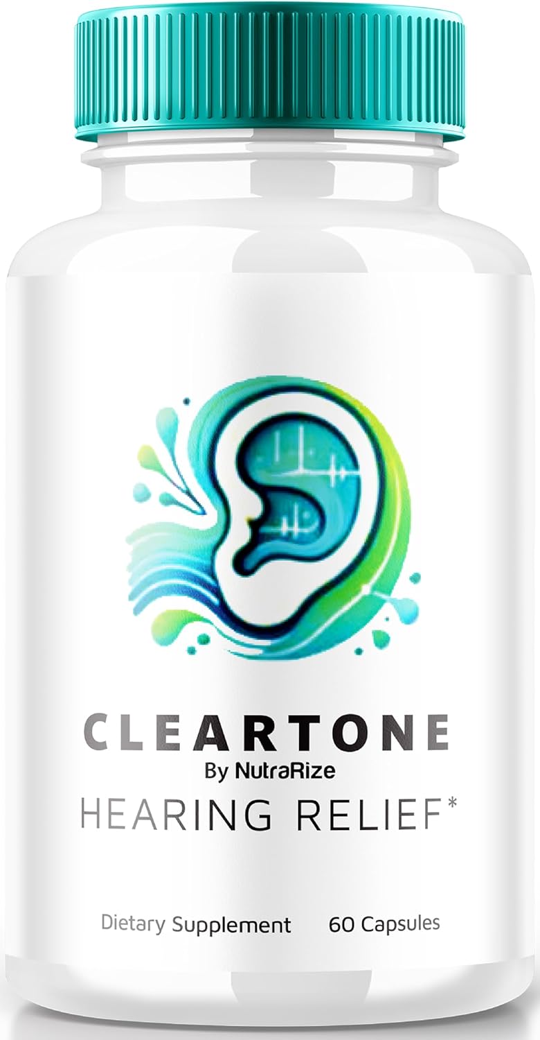 ClearTone Tinnitus, Clear Tone Pills for Hearing, ClearTone Pills Supplement for Overall Ear Health, Official Auditory Support Capsules, ClearTones Review (60 Capsules)