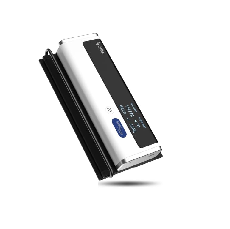 Dalia Wireless Blood Pressure Monitor — Integrated with Dalia™ Mobile App — Irregular Heartbeat Detection — Monitor Your Key Health Indicators in One Place