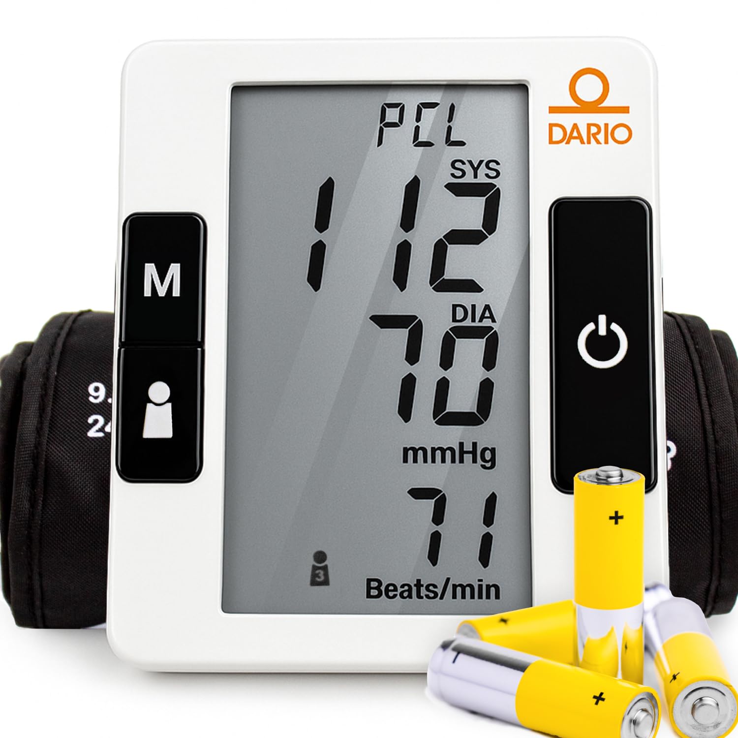 Dario Premium Blood Pressure Monitor for Home Use – Smart, Reliable  Easy to Use, Adjustable Arm Cuff (8.75–16.5), Bluetooth App  Carrying Case
