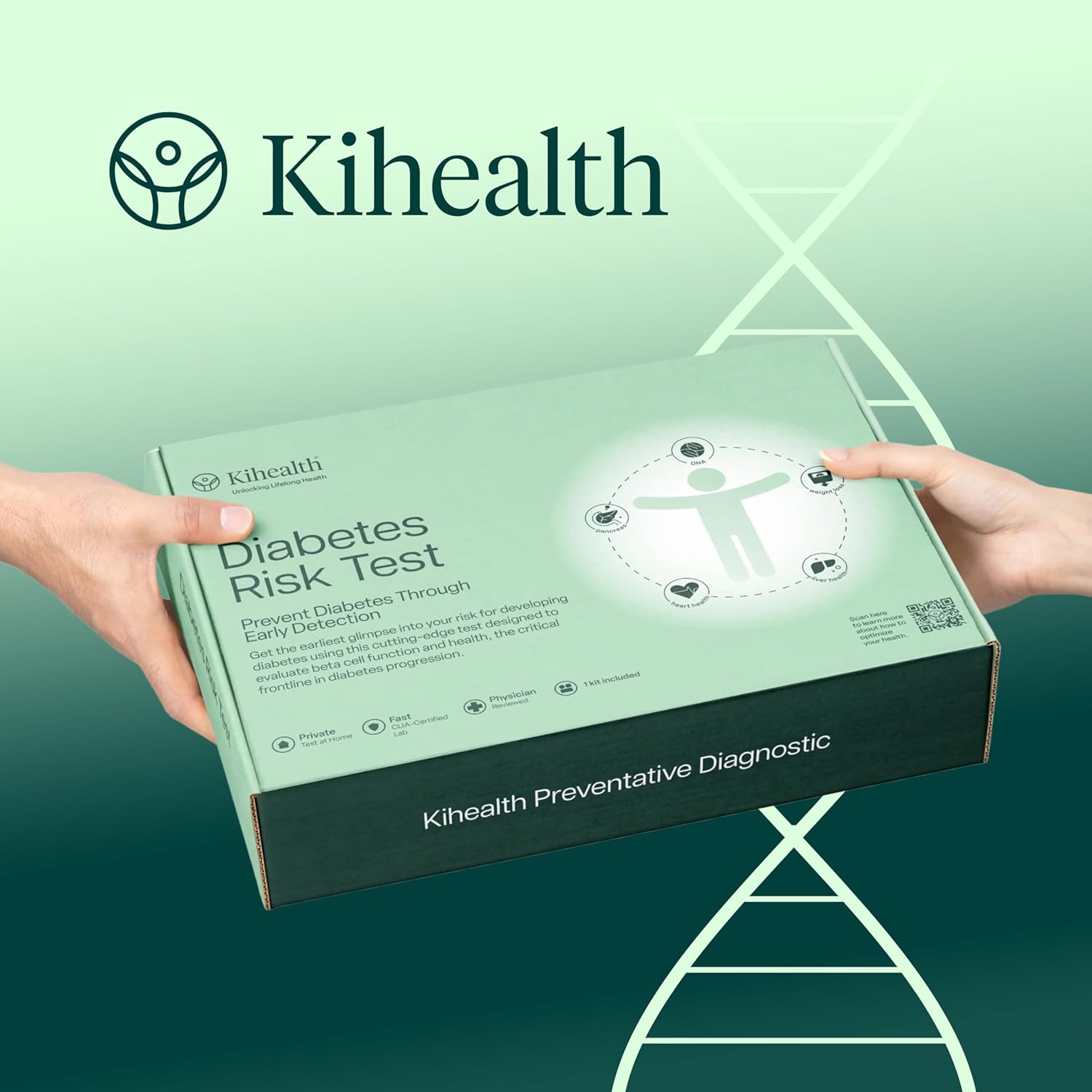– Diabetes Risk Test – at-Home Test for Early Detection Insights and Glucose Regulation – at-Home Kit