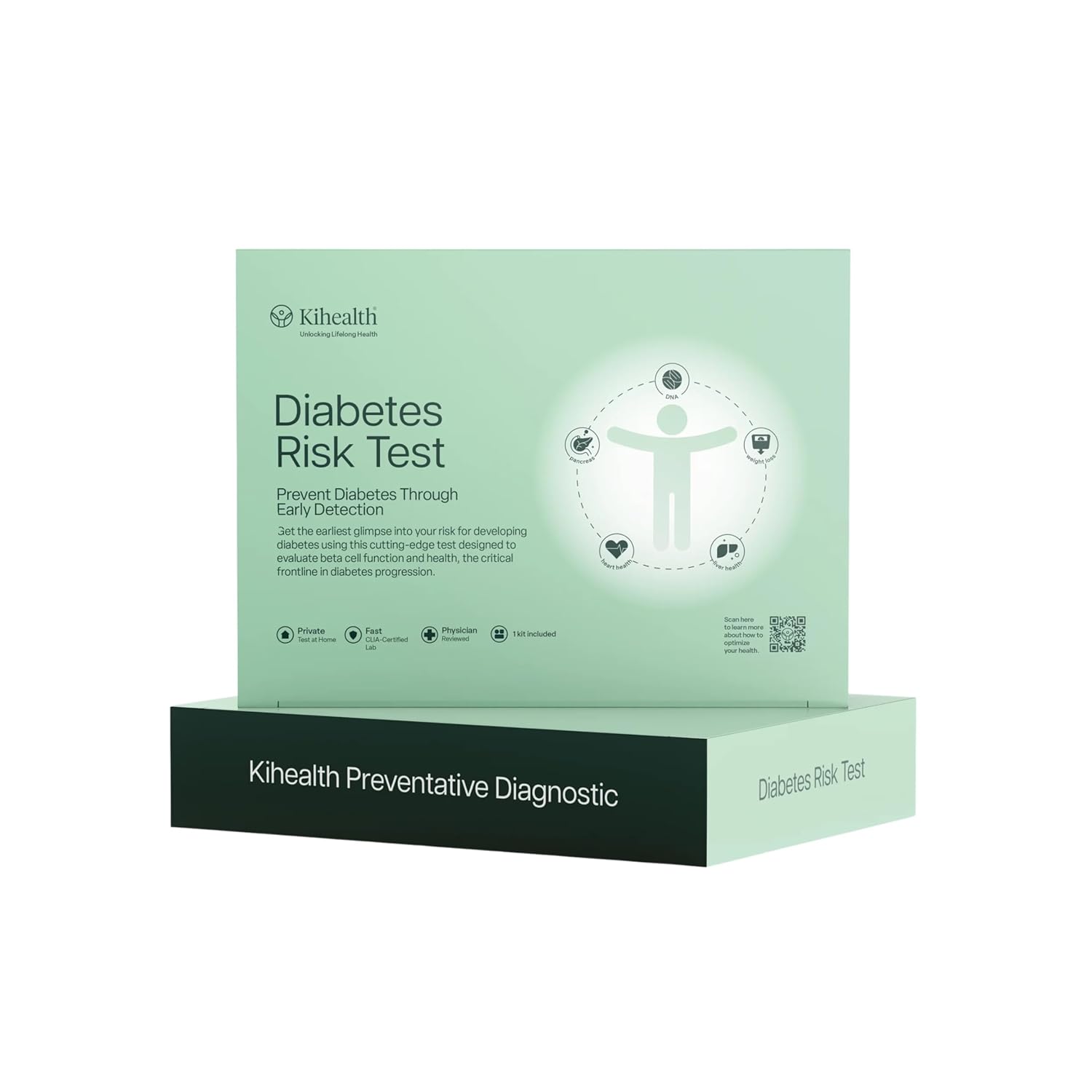 – Diabetes Risk Test – at-Home Test for Early Detection Insights and Glucose Regulation – at-Home Kit