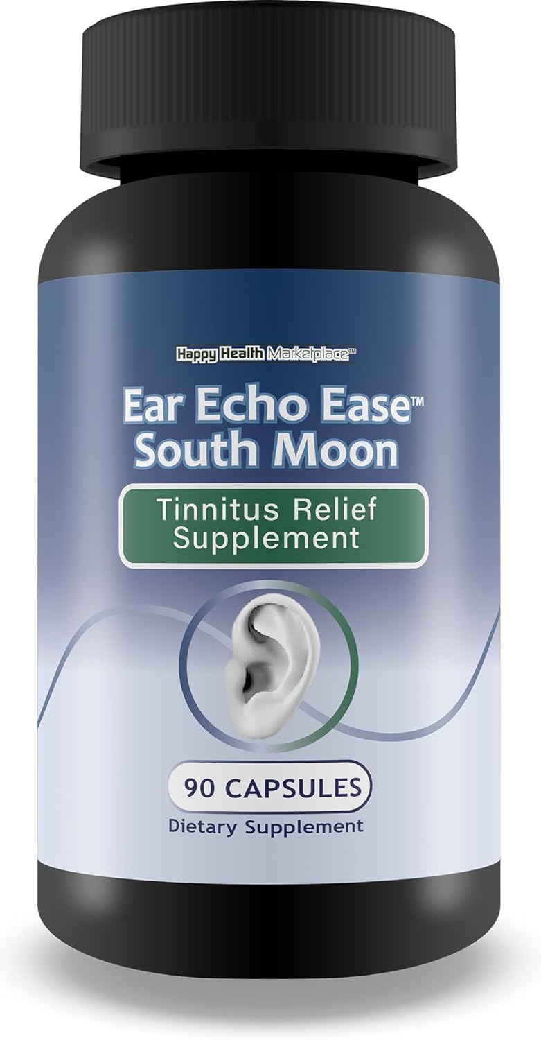 Ear Echo Ease Tinnitus Relief Supplement - Our Best Tinnitus Relief for Ringing Ears - Ear Health Supplements for Ringing in Ears Relief  Healthy Hearing Support - Stop Ringing in The Ears