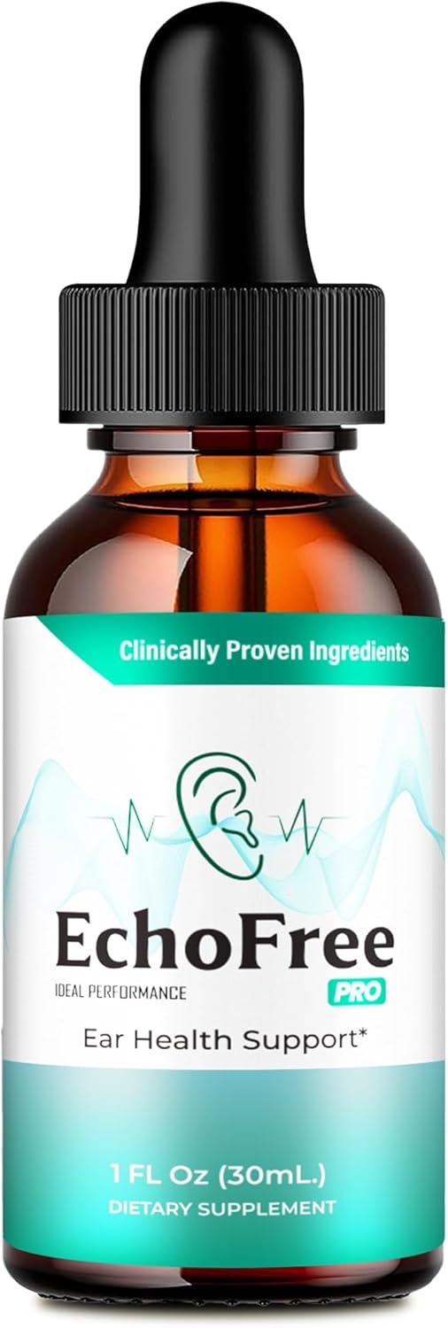Echo Free Tinnitus Drops, Echo Free Tinnitus Relief for Ringing Ears, EchoFree Ear Health Support Supplement Liquid Drops All Natural for Healthy Ringing Ear Advanced Formula EchoFree Reviews (1 Pack)