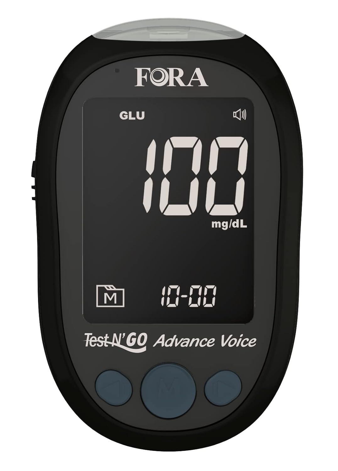 FORA Test NGO Advance Voice MultiFunctional Monitoring System Blood Glucose Kit, Ideal for Diabetes Measurement (TNG Checker)