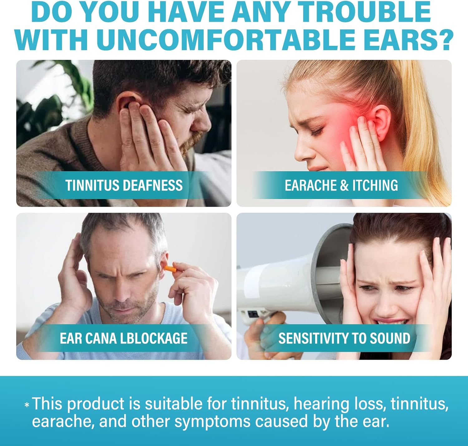 Green Hills Tinnitus Relief for Ringing Ears, Natural Ear Ringing Relief for Clogged Ears,Reduce Ear Noise  Improve Hearing, 60ML