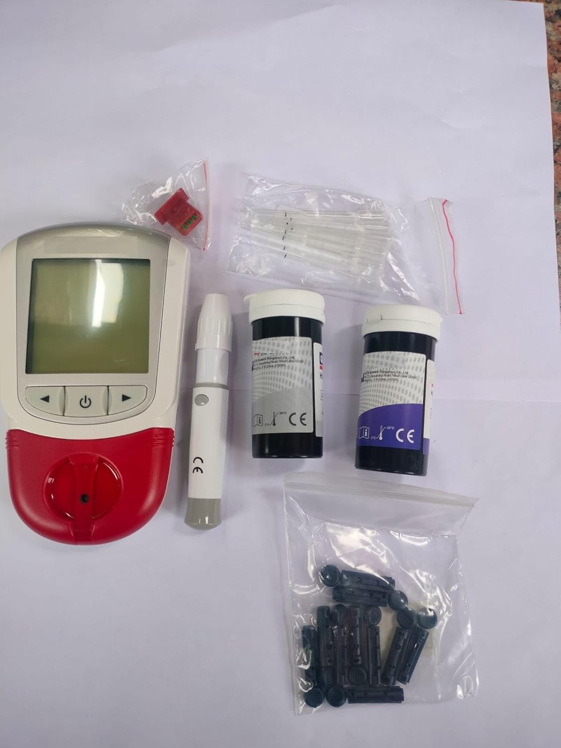 Hemoglobin Meter Device with 60 Test Strips, Blood Testing Kit