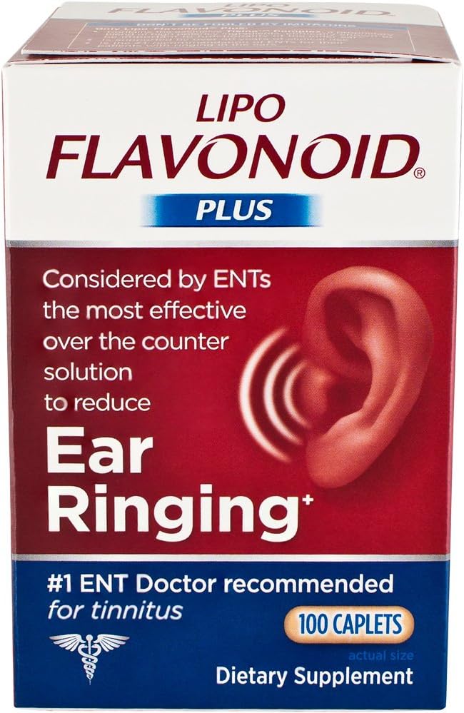 Lipo-Flavonoid Plus Dietary Supplement, For Ear Health 100 ea Pack of 3