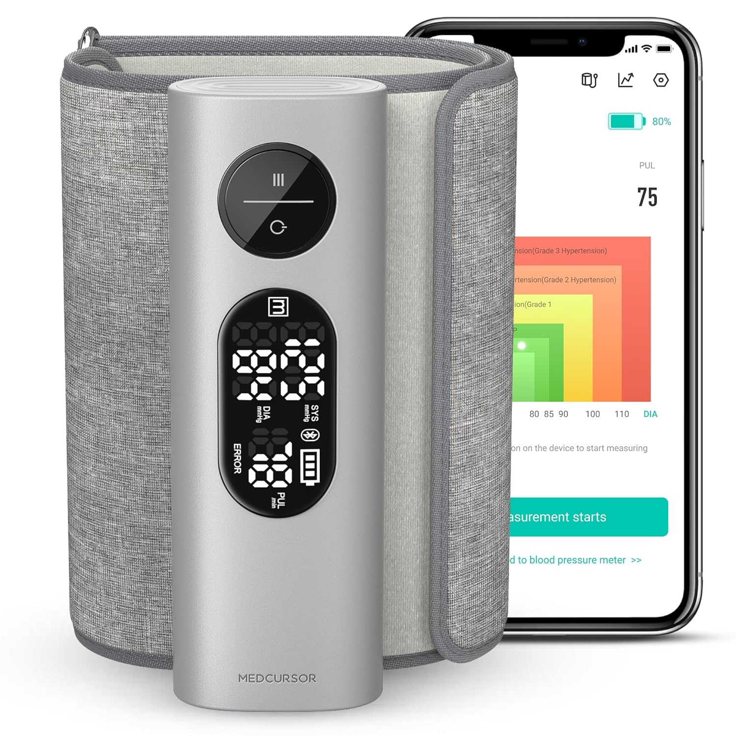 Medcursor Smart Wireless Blood Pressure Monitor