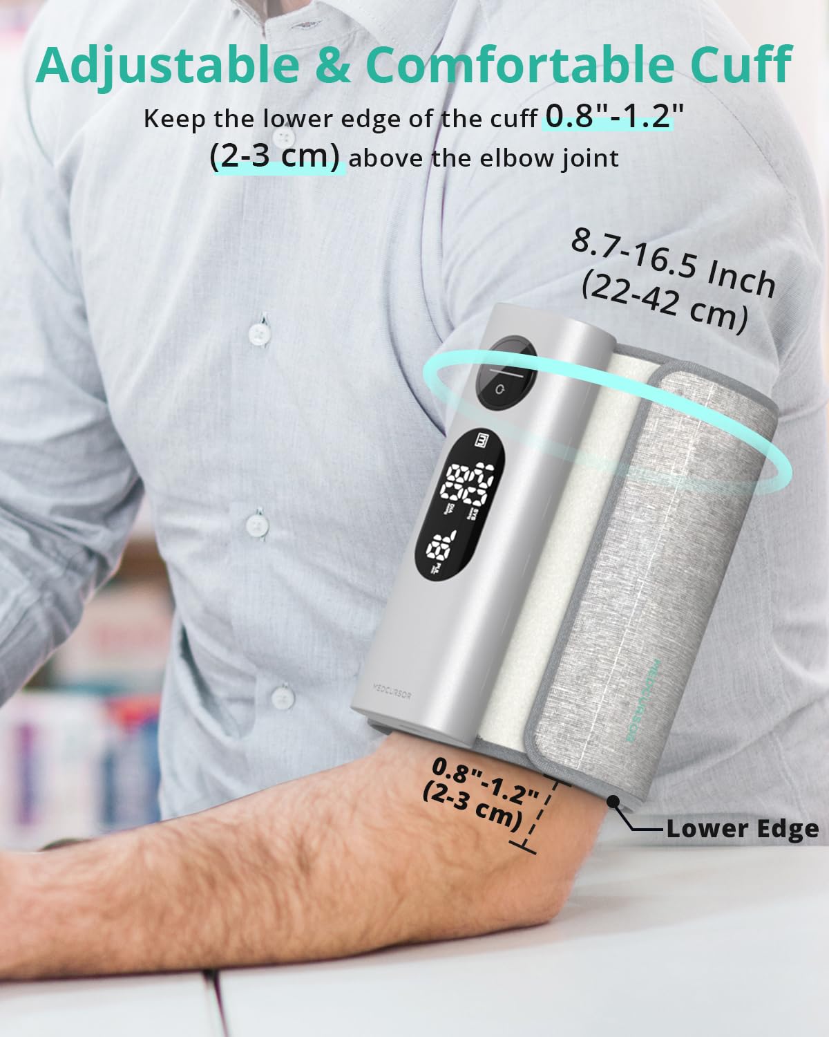 Medcursor Smart Wireless Blood Pressure Monitor