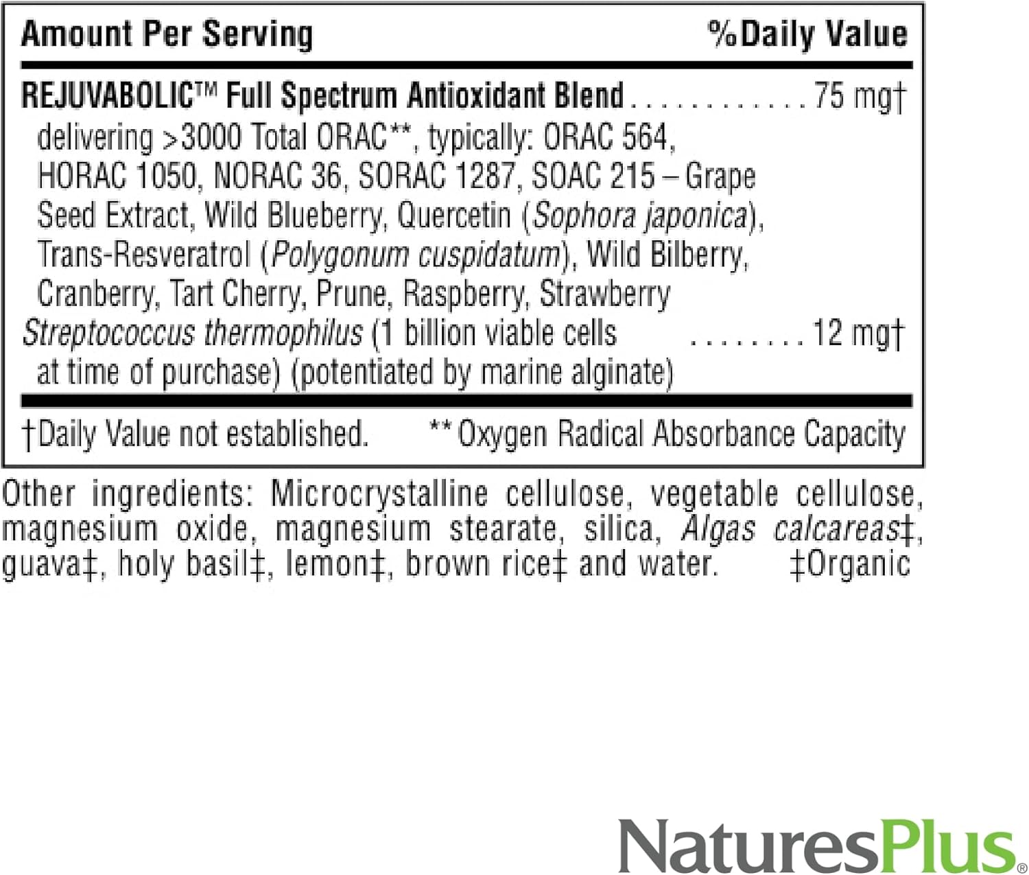 Natures Plus AgeLoss Hearing Support - 90 Capsules - Vegetarian, Gluten Free - 30 Servings