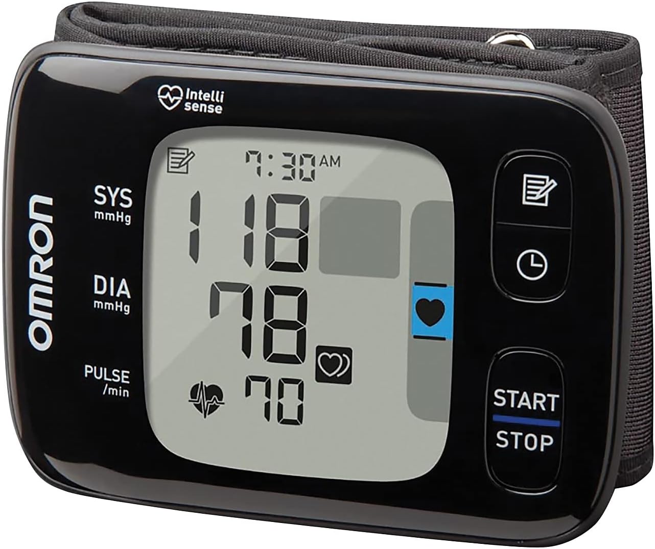 Omron 7 Series Wireless Wrist Blood Pressure Monitor, Black