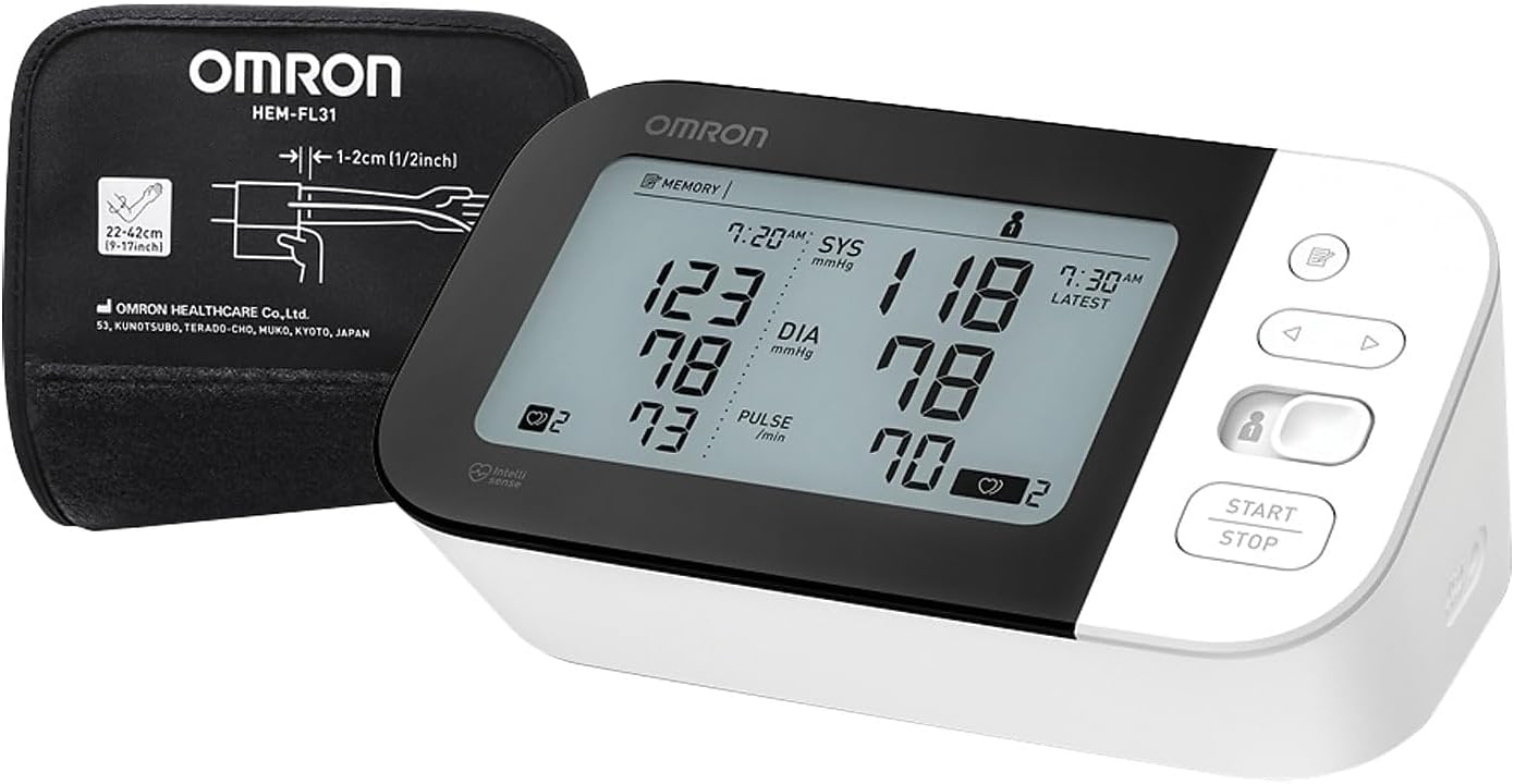 Omron Wireless Upper Arm Blood Pressure Monitor, 7 Series