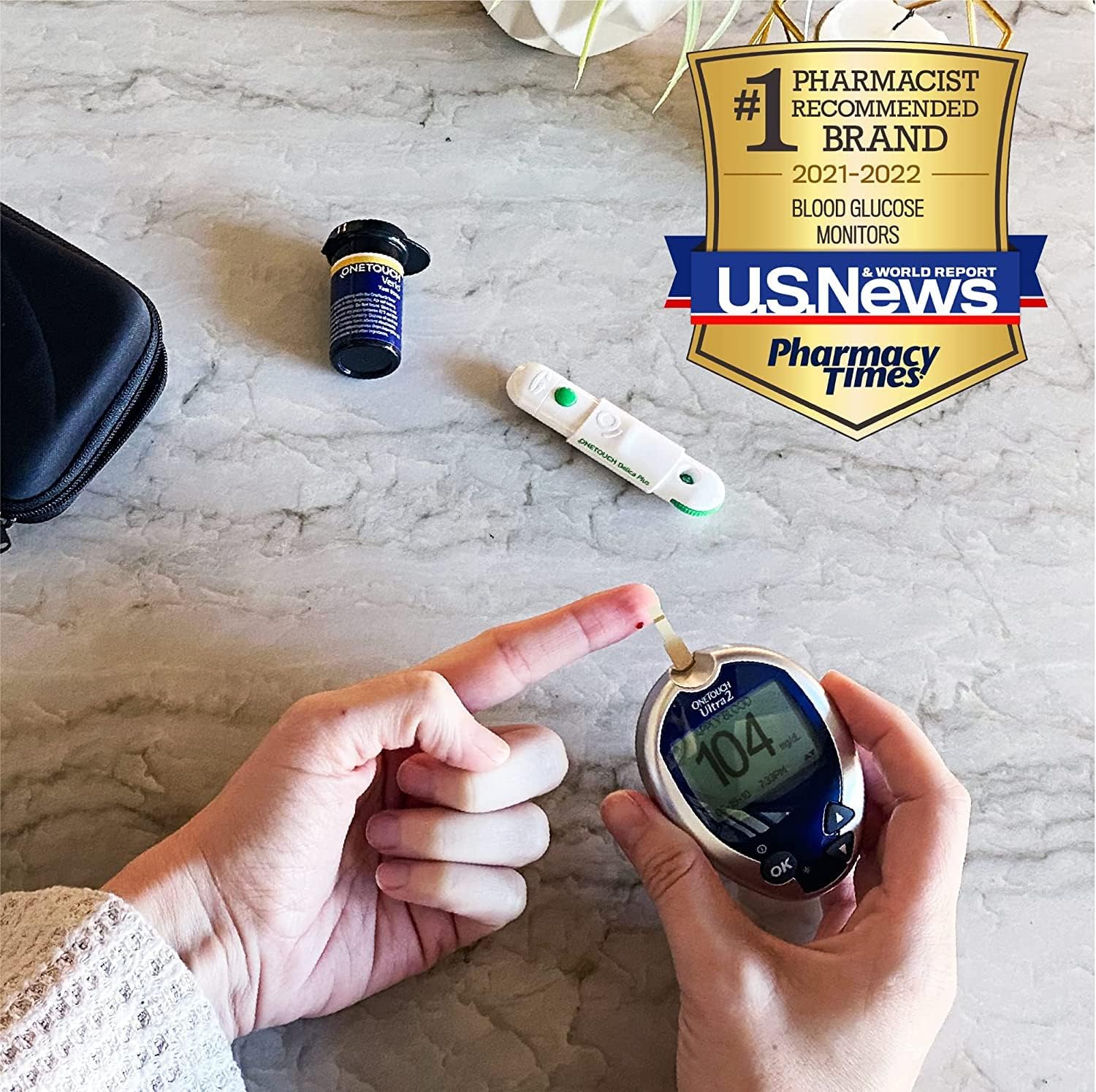 ONE Touch Ultra 2 Blood Monitoring System - Complete Kit (Strips and Supplies Are Not Included)