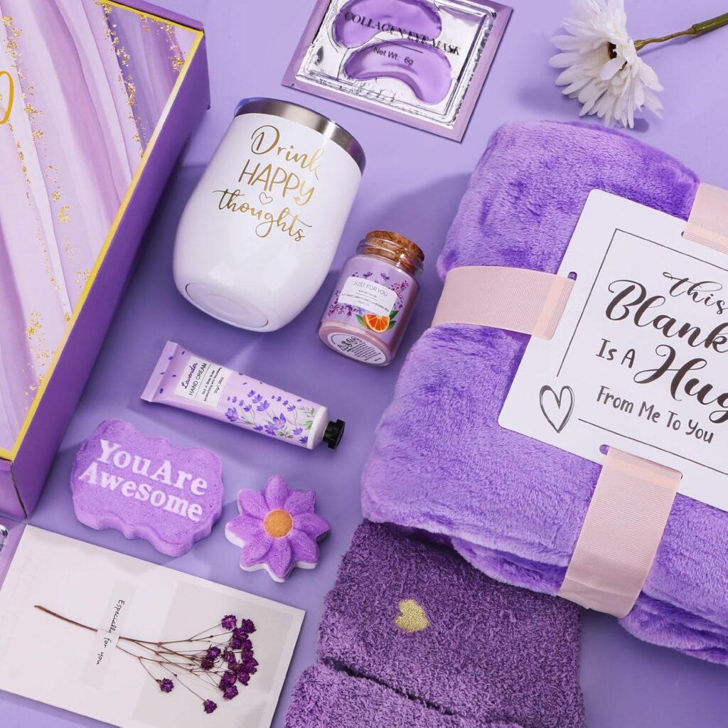 Self Care Gifts for Women Birthday Unique, Get Well Soon Gifts Care Package for Women Relaxing Spa Gift Baskets, Mothers Day Gifts for Mom Her Girlfriend Wife Sisters Friends, Thinking of You Gifts