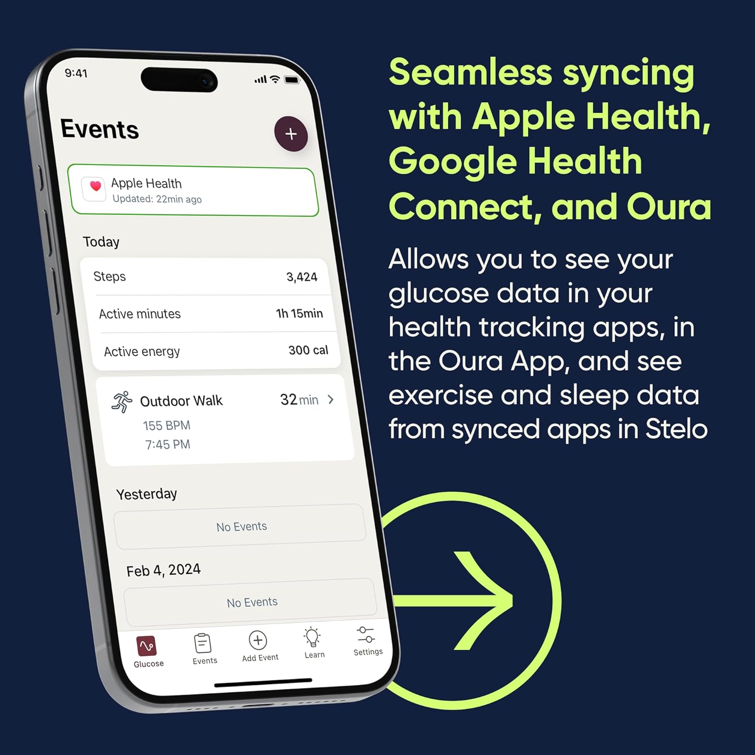Stelo Glucose Biosensor  App by Dexcom—A Leader in Continuous Glucose Monitoring (CGM). 24/7 Glucose Tracking  Personalized Insights to Reveal Patterns. 2-Pack (Up to 15 Days Each). iOS  Android.