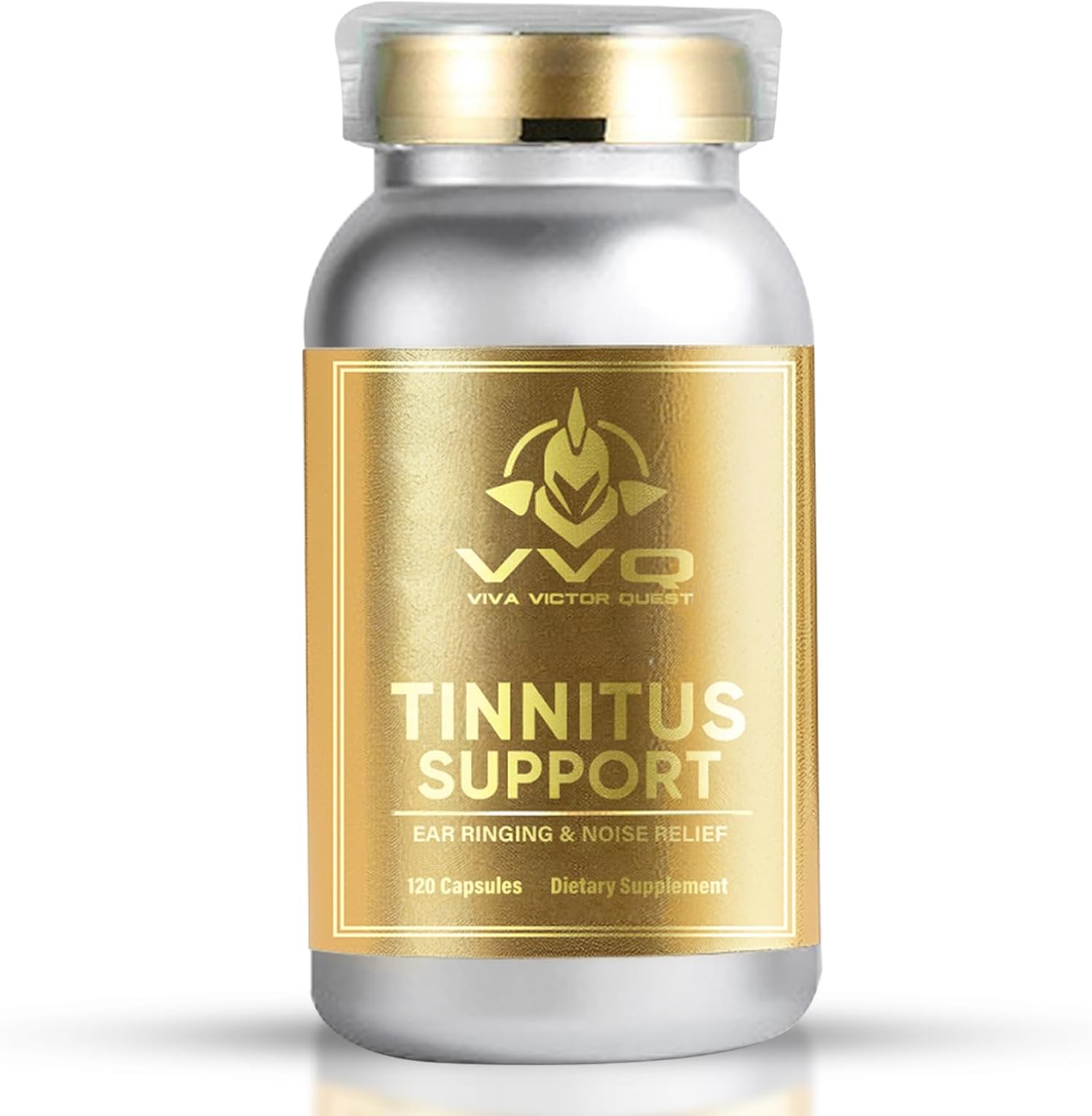 Tinnitus Relief for Ringing Ears, 120 Capsules Ear Health Vitamins Supports Hearing Loss and Reduces Ringing in The Ears for Men  Women