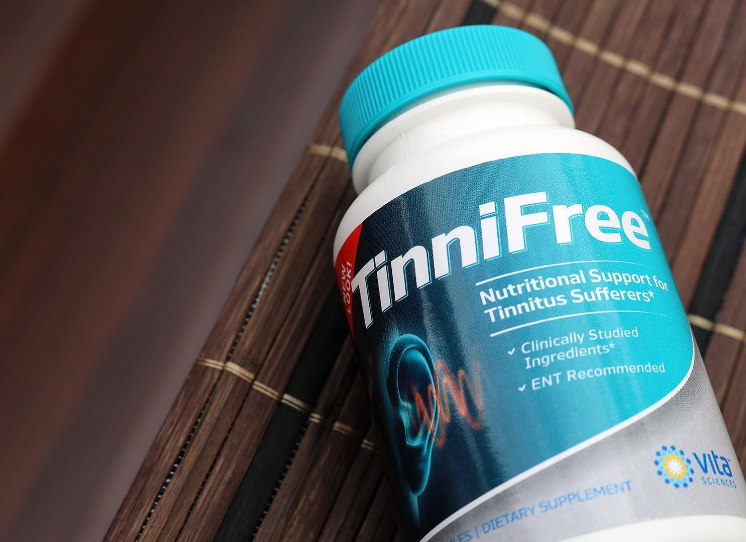 Tinnitus Relief Formula - Tinnifree with Clinically Studied Ingredients. Powerful Effective Formula to Improve Inner Ear Circulation  Help Stop Ringing in the Ears , ENT Recommended. 60 ct.