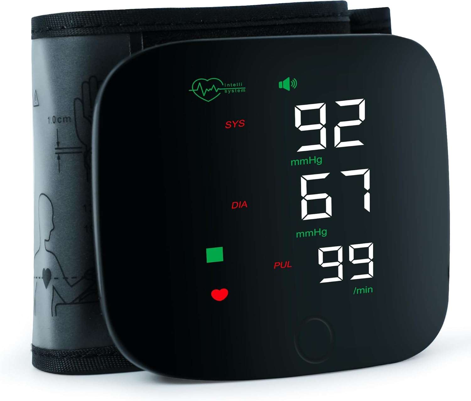 Wrist Blood Pressure Monitor,Blood Pressure Monitor, Automatic Wrist Blood Pressure Monitors for Home Use with Digital Large Display, Voice Broadcast Blood Pressure